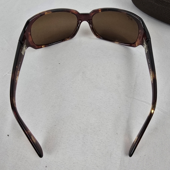 Maui Jim Navigator Tortoise Polarized Sunglasses Bronze MJ 110 10 Case Not Inclu - Picture 8 of 10